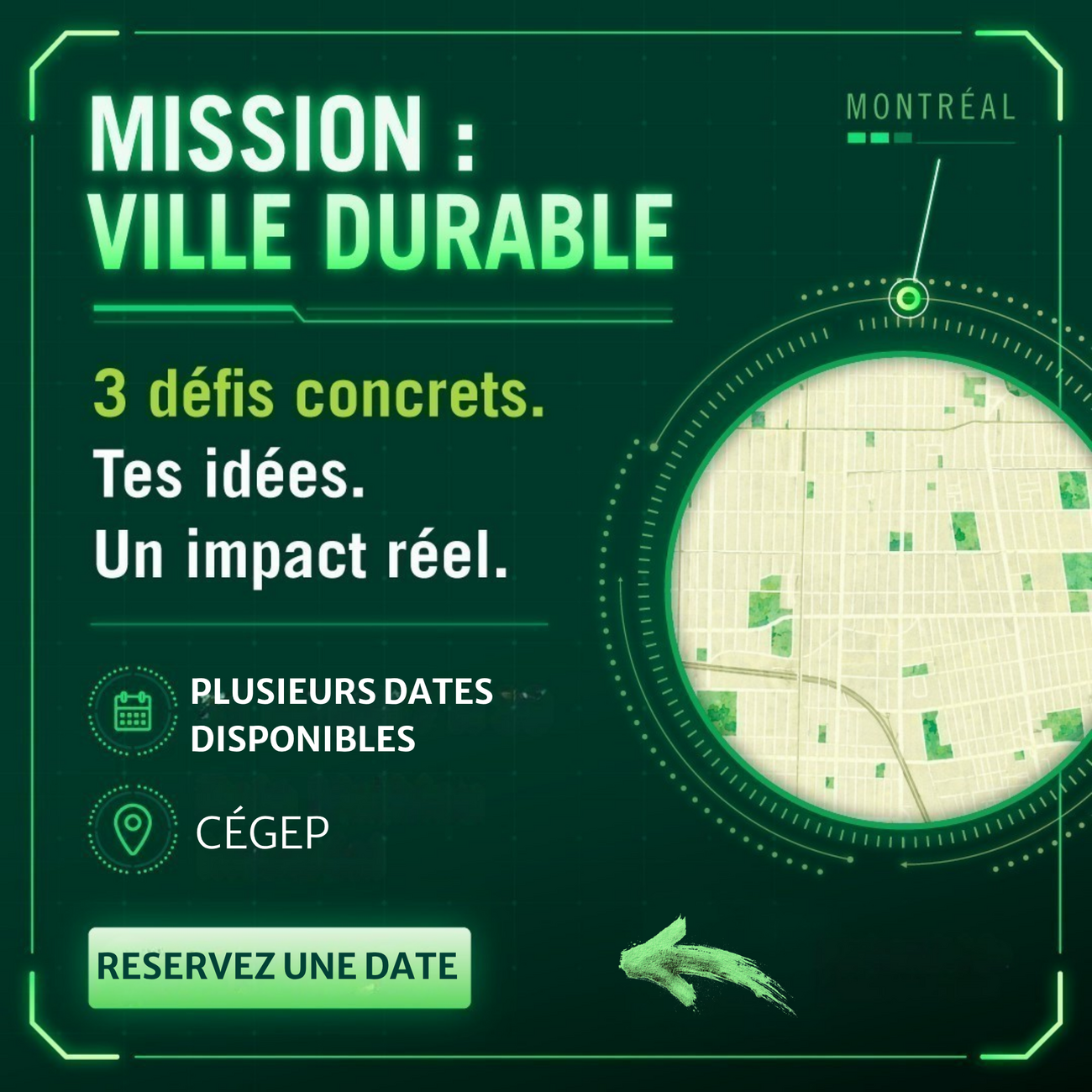 Mission ville durable dans les cégeps