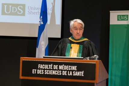 Le professeur Dominique Dorion, doyen de la FMSS