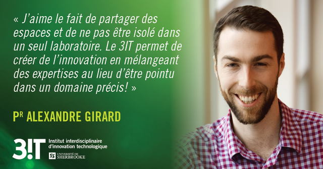 Citation du Pr Alexandre Girard suivi de sa photo portrait