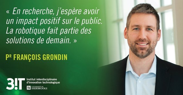 Citation de Pr François Grondin suivi de sa photo portrait