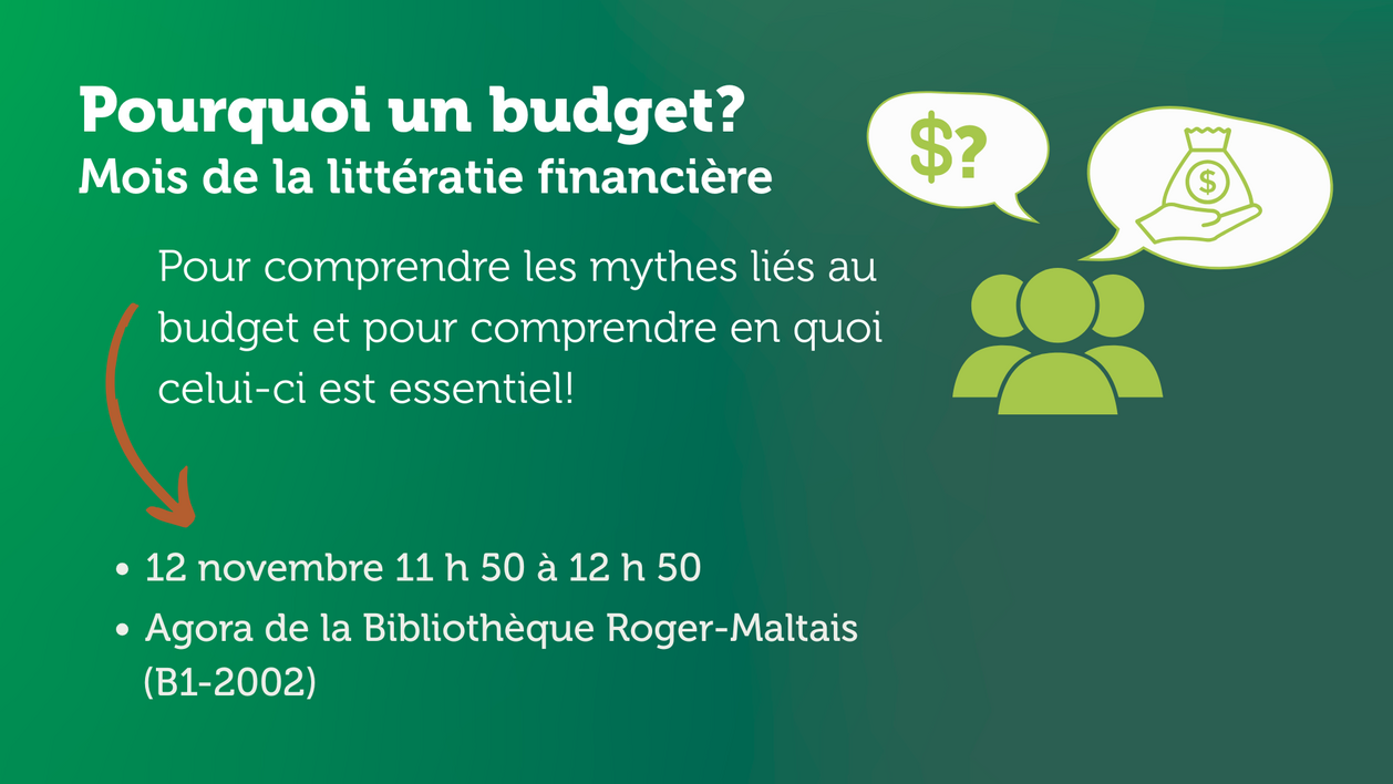 Pourquoi un budget