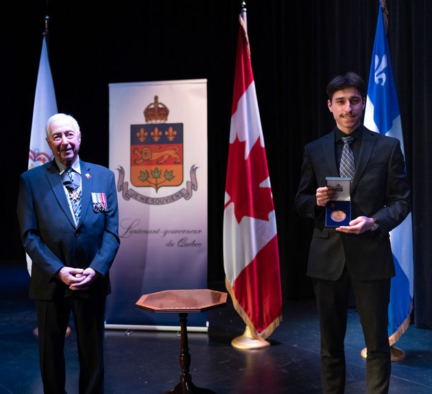 L'honorable J. Michel Doyon et Arnaud Lapierre-Bédard