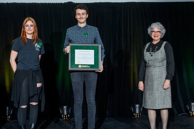 FEUS à la cérémonie de remise de prix du Défi à l'engagement étudiant