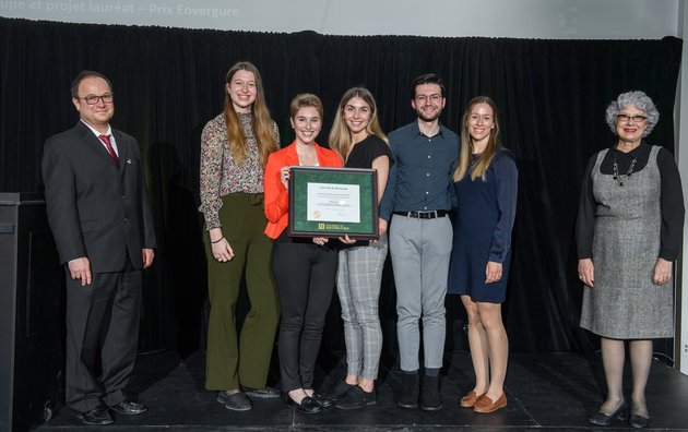 Parlons Sexe! à la cérémonie de remise de prix du Défi à l'engagement étudiant