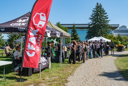 Marché public au Campus principal de l'Université de Sherbrooke