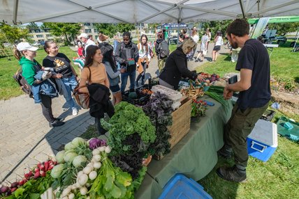 Marché public au Campus principal de l'Université de Sherbrooke