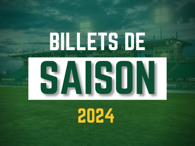 billets de saison 2024 vert et or football