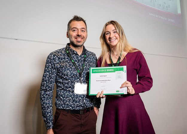 M. Antoine Giguère, directeur des affaires étudiantes et secrétaire de faculté et Mme Amélie Gagnon