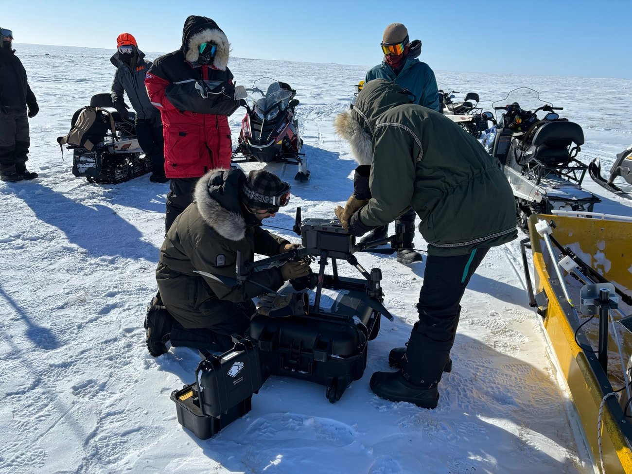 [Translate to English:] Geomatics Research in Antarctica 