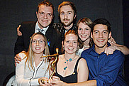 Les membres du GCIUS 2008 : Karine Beaulieu-Desrochers, Stéphanie Lavergne, Kristell Savard, Simon Pelchat (devant), Alexandre Pépin-Ross et William Wilson (à l'arrière).