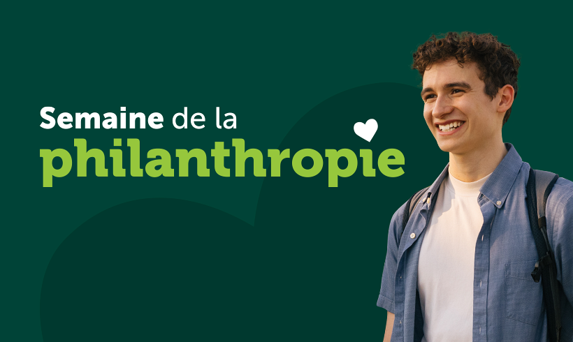 Pour une deuxième année, l'UdeS tient sa Semaine de la philanthropie du 11 au 15 novembre prochain.