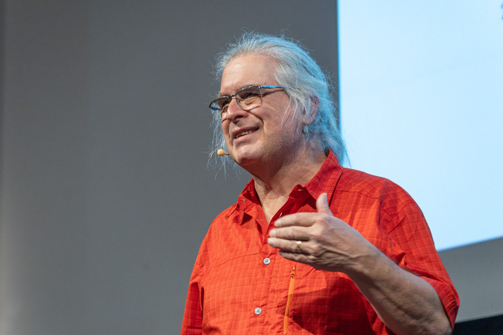 Le professeur Gilles Brassard était à l'Université de Sherbrooke le 11 décembre.