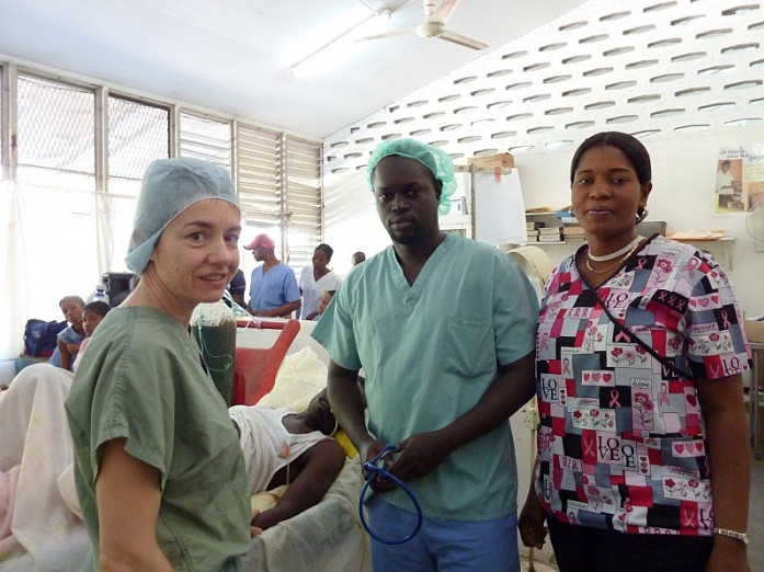 Une délégation de neuf médecins et infirmières de l'UdeS est présente en Haïti depuis le 19 janvier.