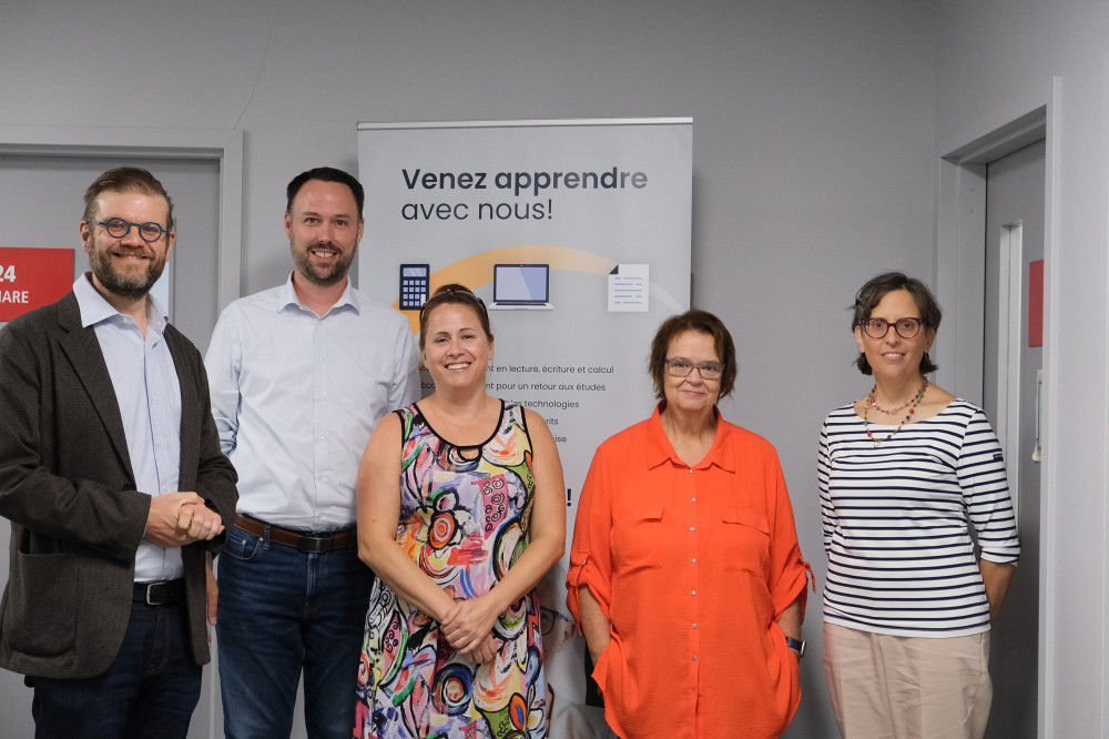 Pr Jean-Frédéric Ménard, Pr Jean-François Ethier, Mme Annie Poulin, Mme Céline Leclerc et Pre Annabelle Cumyn