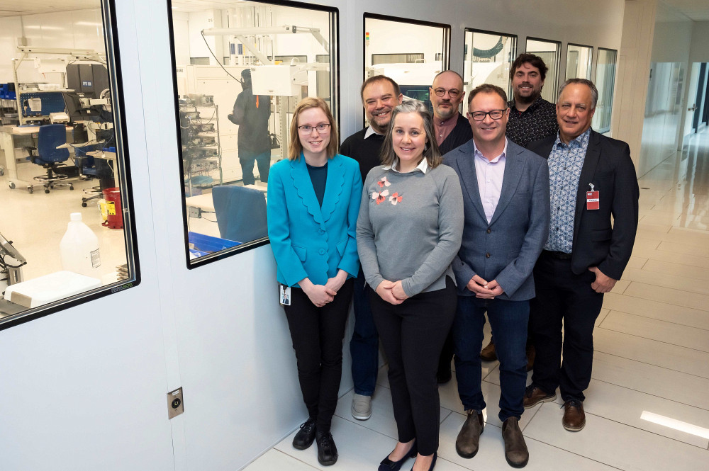 Catherine Marsan-Loyer, C2MI; Serge Ecoffey, UdeS; Katherine Pilger, IBM; Damien Michel, Aeponyx; Hans Fortin, Exxel Polymers; David Gendron, Kemitek; Marc-André Hinse, BioProfor.