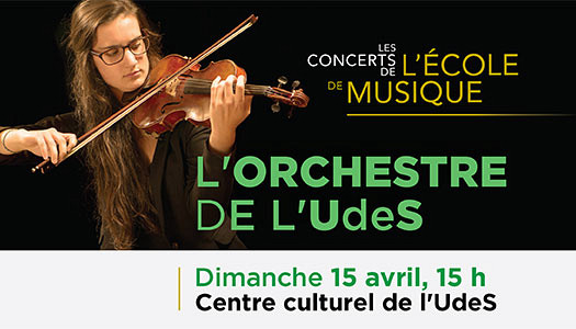L'Orchestre de l'UdeS présentera, le 15 avril prochain, Quand frappe le destin.