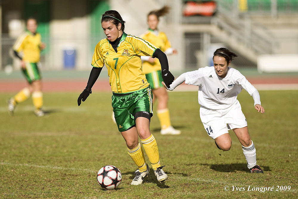 Avec un but et une passe, Andréanne Gagné a été choisie joueuse du match chez le Vert & Or.