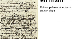 <em>De main en main. Poètes, poèmes et lecteurs au XVIIe siècle</em> de Guillaume Peureux