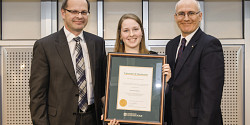 Catherine Houbart de la Faculté des sciences remporte deux prix