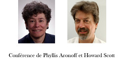 Conférence « Les hauts et les bas d'une carrière à deux en traduction littéraire » de Phyllis Aronoff et Howard Scott