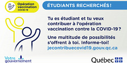Contribuez à la campagne de vaccination contre la COVID-19