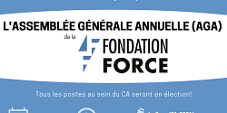 La Fondation FORCE vous convie à son assemblée générale annuelle