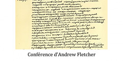Conférence « Indigenous language dictionaries as historical sources: A case study in the 18th century Miami-Illinois–to–French dictionaries », d'Andrew Fletcher