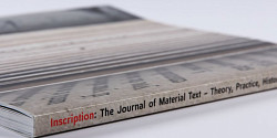 Numéro de la revue <em>Inscription. The Journal of Material Text – Theory, Practice, History</em>