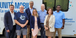 Un premier laboratoire mobile pour la recherche sur l'activité physique et le cancer au Québec