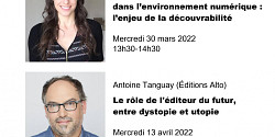 Conférences sur le livre québécois et la culture numérique