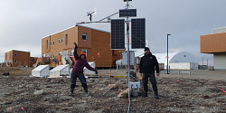 Une nouvelle station UdeS de suivi de la neige en Arctique