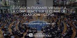 Délégation virtuelle à la COP26