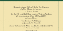Nouveau numéro (vol. 115, no 1) de la revue <em>The Papers of the Bibliographical Society of America</em>