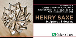 Sculptures et dessins d’Henry Saxe à la Bibliothèque de droit