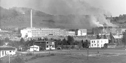 Juin 1964 - Incendie sur le campus