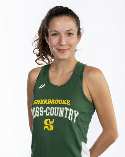 La coureuse finissante du Vert & Or, Gabrielle Desharnais-Préfontaine.