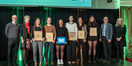 189 porte-couleurs du Vert & Or au tableau des honneurs académiques