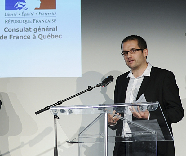 François Aubry, doctorant en gérontologie, a remporté le Prix de la thèse en cotutelle.
