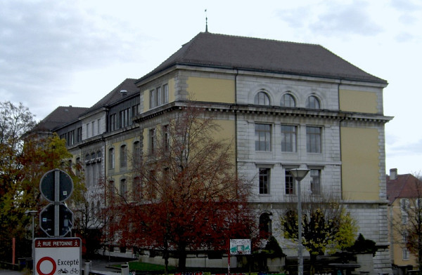 L’Ecole supérieure Numa-Droz, située à Neuchâtel, où l'étudiante a fait une partie de son stage