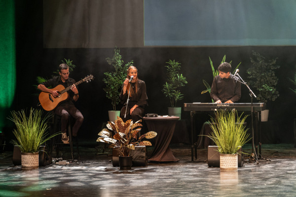 Le groupe Trilogie, de l'École de musique.