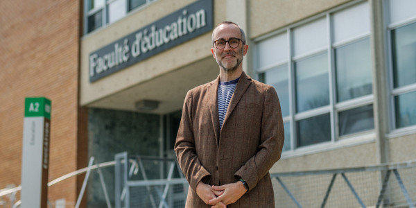 Le professeur Matthieu Petit, vice-doyen à la formation à la Faculté d’éducation de l’Université de Sherbrooke.