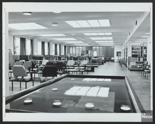 La bibliothèque de médecine, 4 mars 1967.