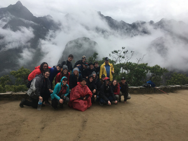 Dans les brumes du Machu Picchu.