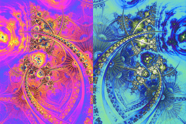 Raphaël Dawant, étudiant au doctorat en génie, est finaliste grâce à son image Nanosymphonie des couleurs.