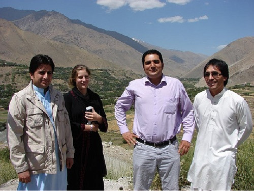 Visite près de la tombe du commandant Massoud dans la région du Panshir