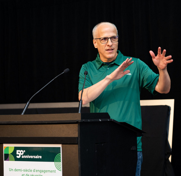 Pierre Cossette, recteur de l'Université de Sherbrooke