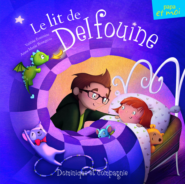 Le lit de Delfouine par Valérie Fontaine.
