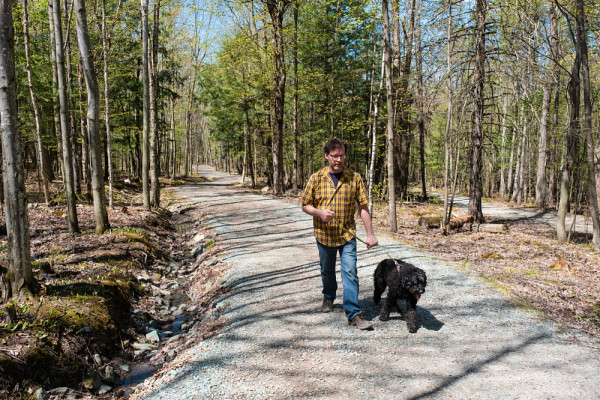 Prisés, les sentiers du parc du Mont-Bellevue permettent à toutes et tous un accès privilégié à la nature.