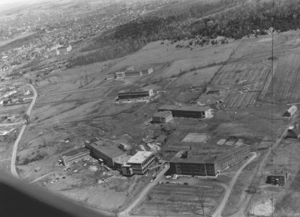 Campus de l'Université en 1960