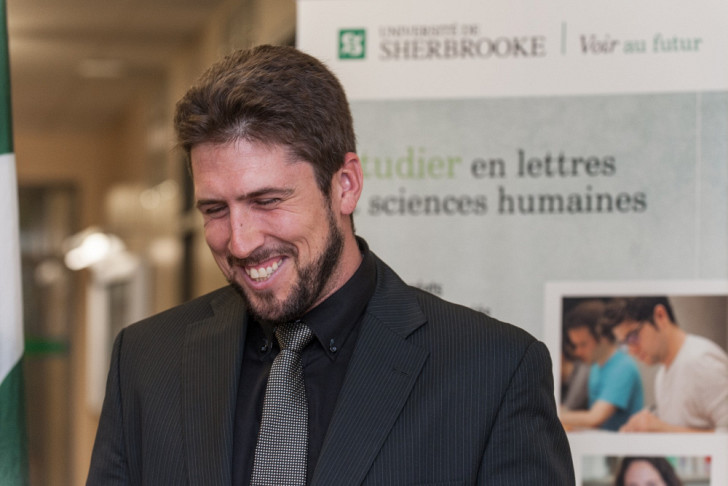 Devoilement De La Galerie Du Rayonnement En Presence De David Goudreault Actualites Universite De Sherbrooke